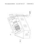 Mounting rail and power distribution system for use in a photovoltaic system diagram and image