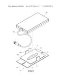 SUPPORTING AND WIRE-RECEIVING MECHANISM OF POWER ADAPTER diagram and image