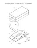 SUPPORTING AND WIRE-RECEIVING MECHANISM OF POWER ADAPTER diagram and image