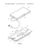 SUPPORTING AND WIRE-RECEIVING MECHANISM OF POWER ADAPTER diagram and image