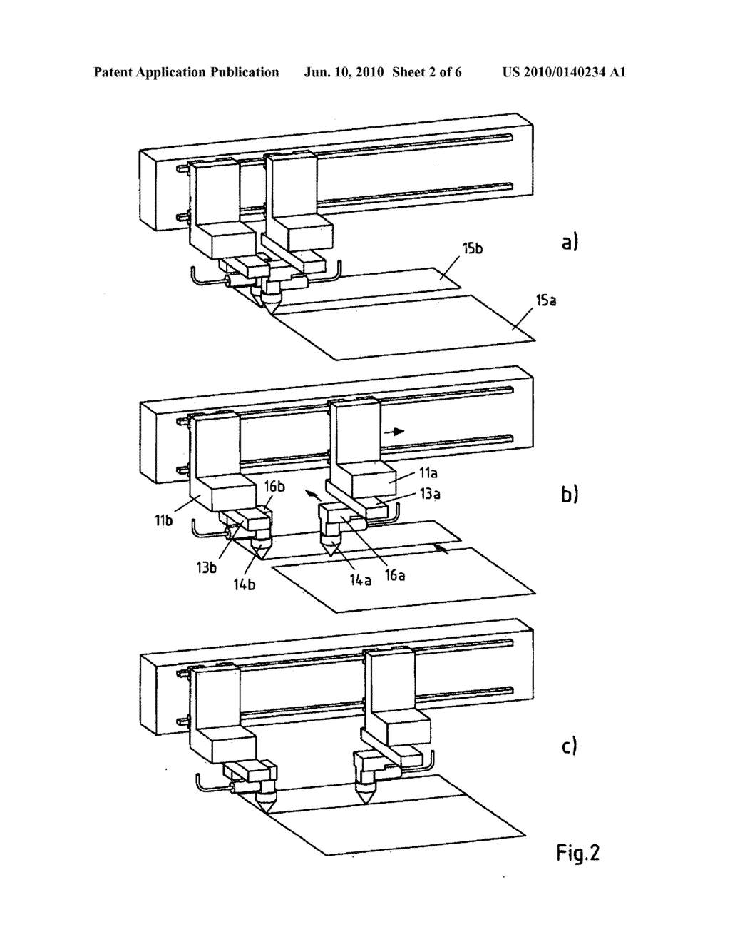 Device for producing tailored blanks by cutting welding sheets to be joined - diagram, schematic, and image 03