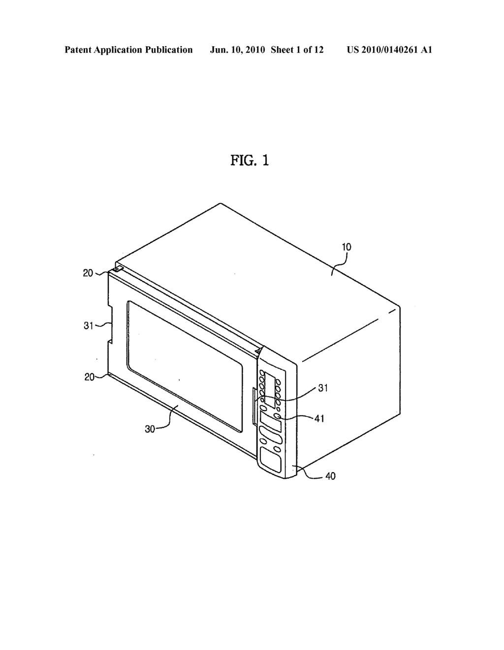 Microwave oven with door change device - diagram, schematic, and image 02