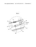 Microwave oven with door change device diagram and image