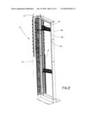 Vertical Cable Manager diagram and image