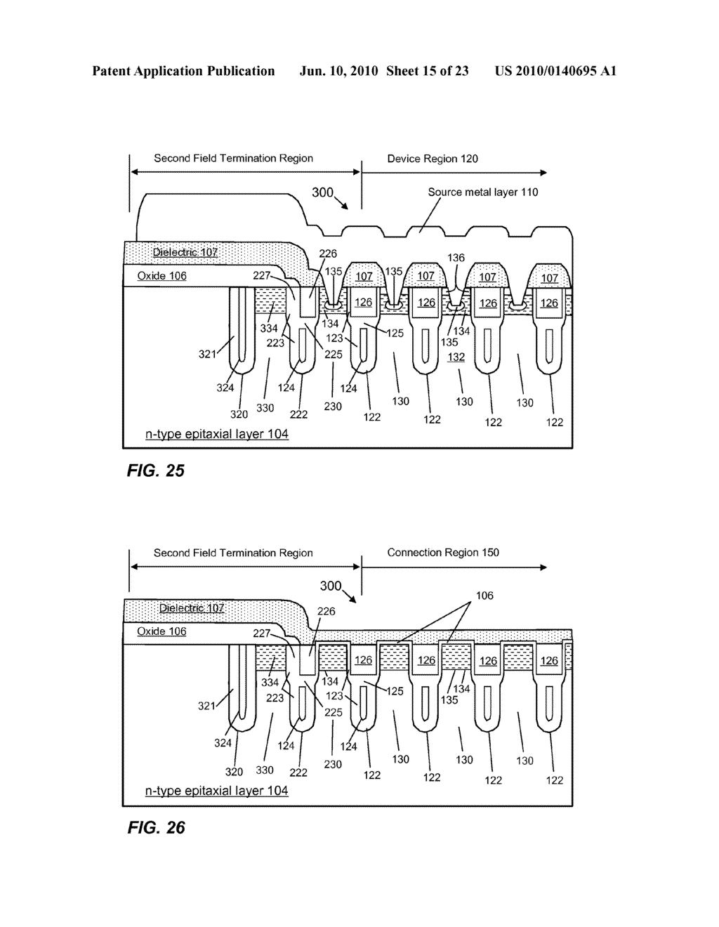 Trench-Based Power Semiconductor Devices With Increased Breakdown Voltage Characteristics - diagram, schematic, and image 16