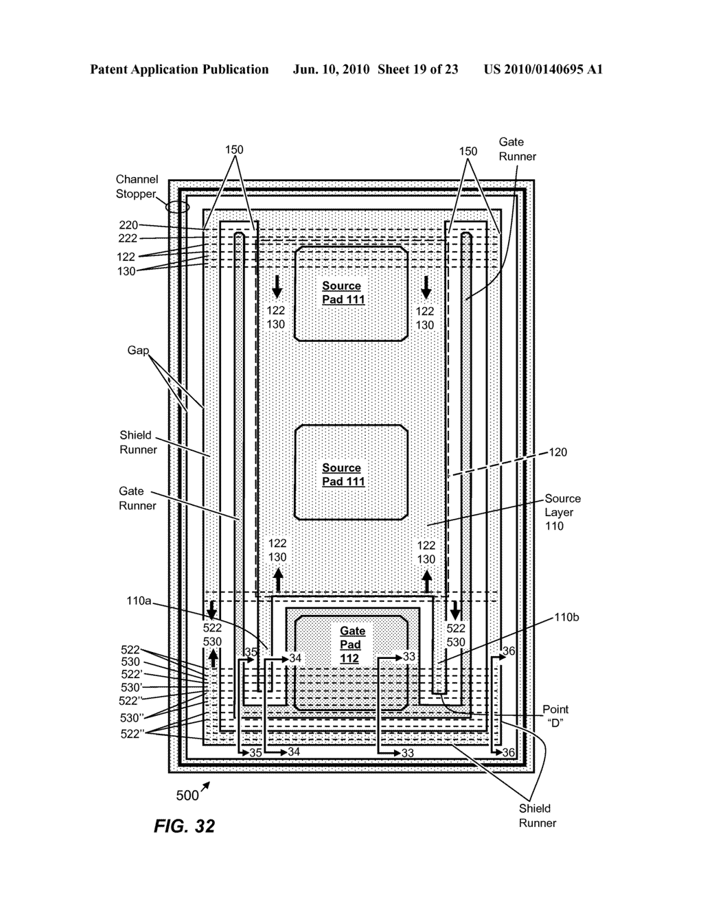 Trench-Based Power Semiconductor Devices With Increased Breakdown Voltage Characteristics - diagram, schematic, and image 20