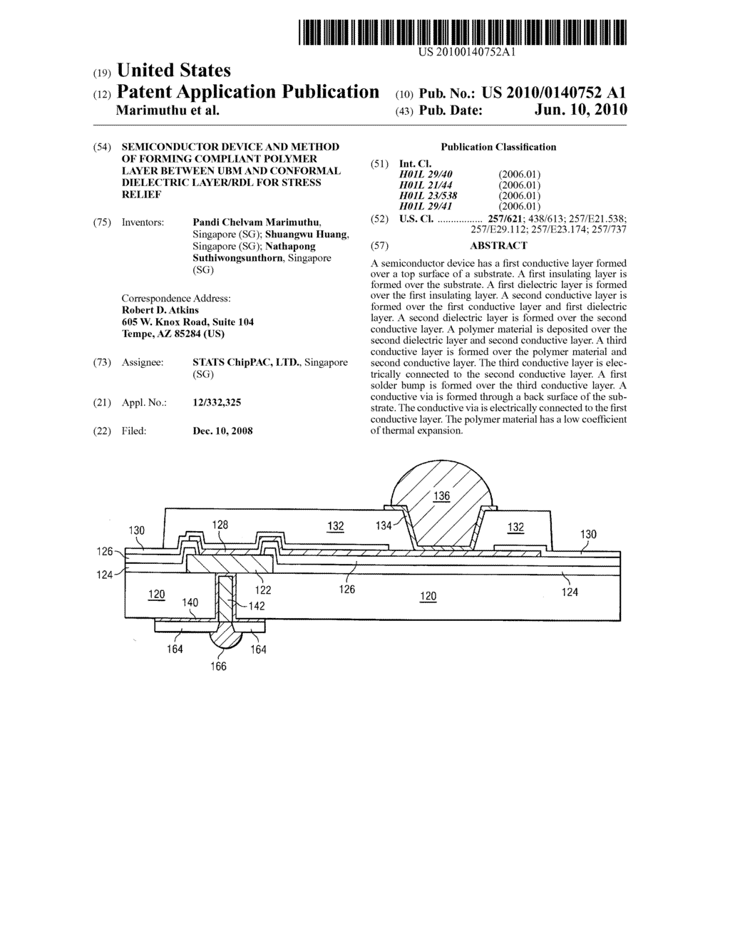 Semiconductor Device and Method of Forming Compliant Polymer Layer Between UBM and Conformal Dielectric Layer/RDL for Stress Relief - diagram, schematic, and image 01