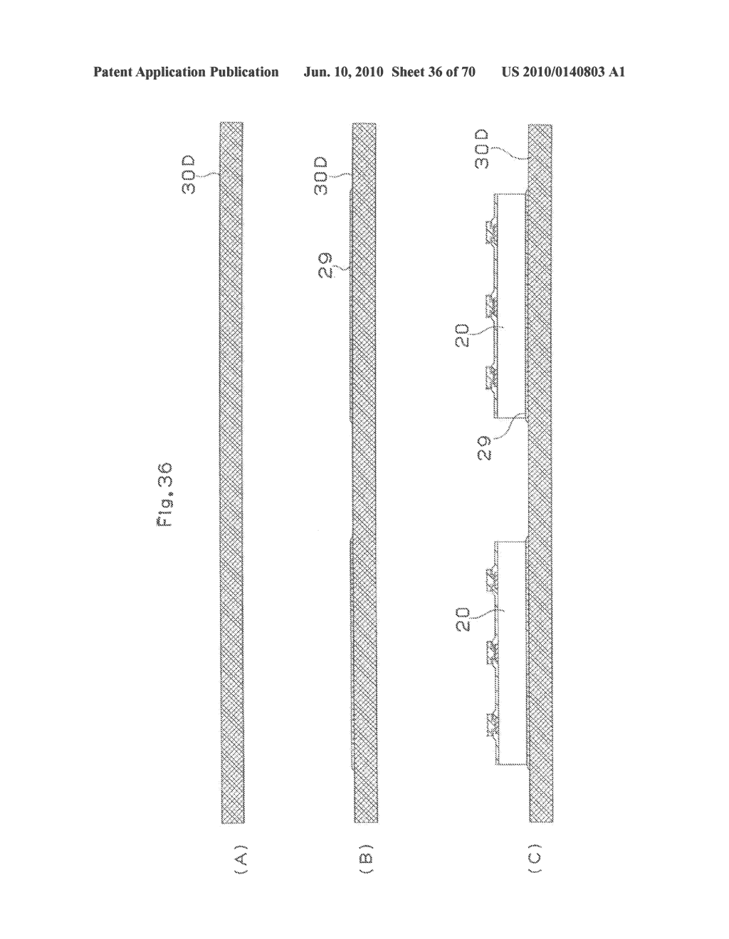 SEMICONDUCTOR ELEMENT, METHOD OF MANUFACTURING SEMICONDUCTOR ELEMENT, MULTI-LAYER PRINTED CIRCUIT BOARD, AND METHOD OF MANUFACTURING MULTI-LAYER PRINTED CIRCUIT BOARD - diagram, schematic, and image 37