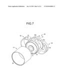 Fluid-filled cylindrical vibration-damping device diagram and image