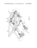 Foldable wheel seat diagram and image