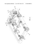 Foldable wheel seat diagram and image