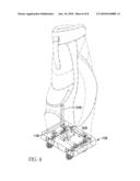 Foldable wheel seat diagram and image