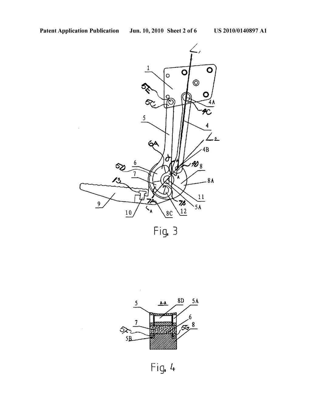 EXTENDING AND RETRACTING DEVICE FOR VEHICLE STEP - diagram, schematic, and image 03