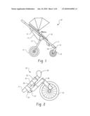 SEAT ATTACHMENT FOR A STROLLER diagram and image