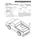 PICK UP TRUCK TONNEAU COVER WITH TAILGATE STORAGE diagram and image