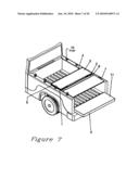 PICK UP TRUCK TONNEAU COVER WITH TAILGATE STORAGE diagram and image