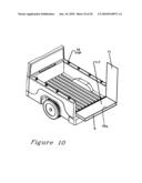 PICK UP TRUCK TONNEAU COVER WITH TAILGATE STORAGE diagram and image