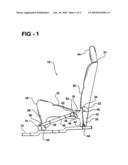 Stand Up Seat Assembly with Retractable Rear Leg diagram and image