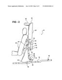 Stand Up Seat Assembly with Retractable Rear Leg diagram and image