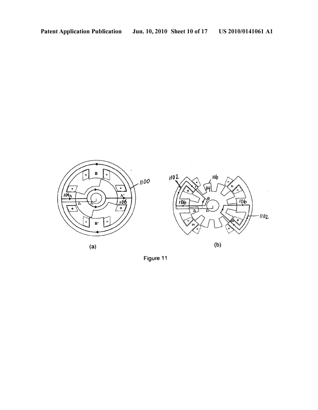 Switched Reluctance Machines with Minimum Stator Core - diagram, schematic, and image 11