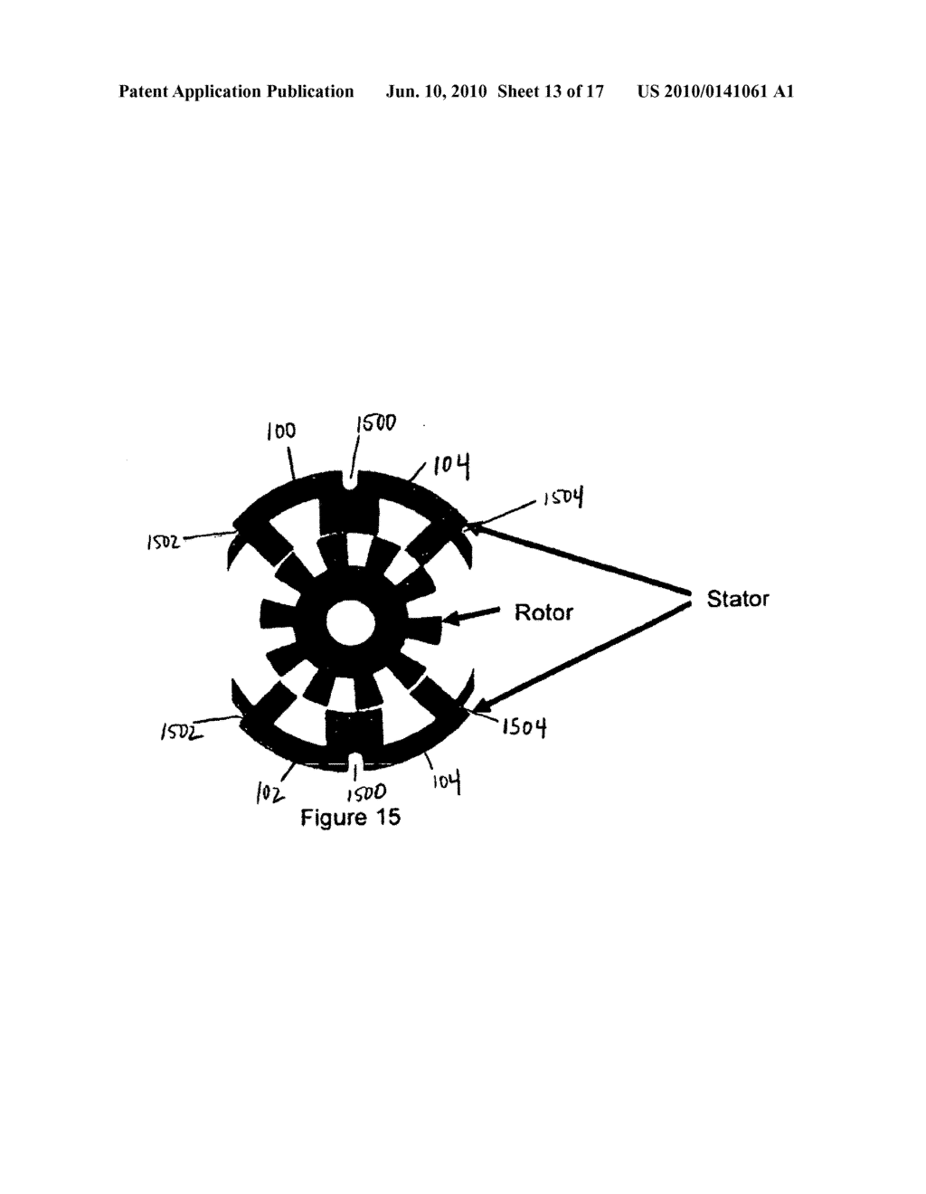 Switched Reluctance Machines with Minimum Stator Core - diagram, schematic, and image 14