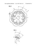 Permanent Magnet Rotor With Projections For Fixing The Permanent Magnets Of The Rotor Packet diagram and image