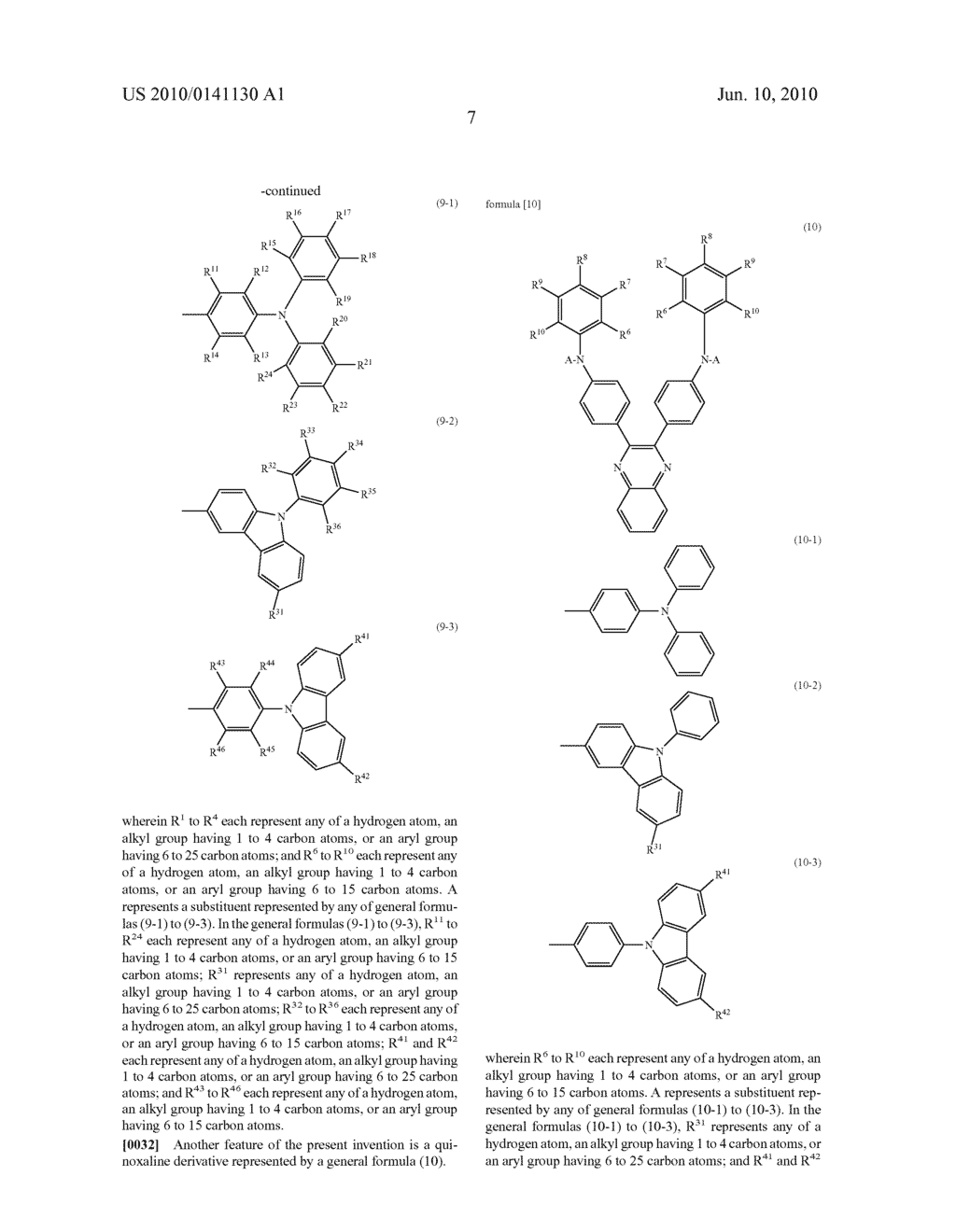 QUINOXALINE DERIVATIVE, AND LIGHT-EMITTING ELEMENT, LIGHT-EMITTING DEVICE, ELECTRONIC DEVICE USING THE QUINOXALINE DERIVATIVE - diagram, schematic, and image 84