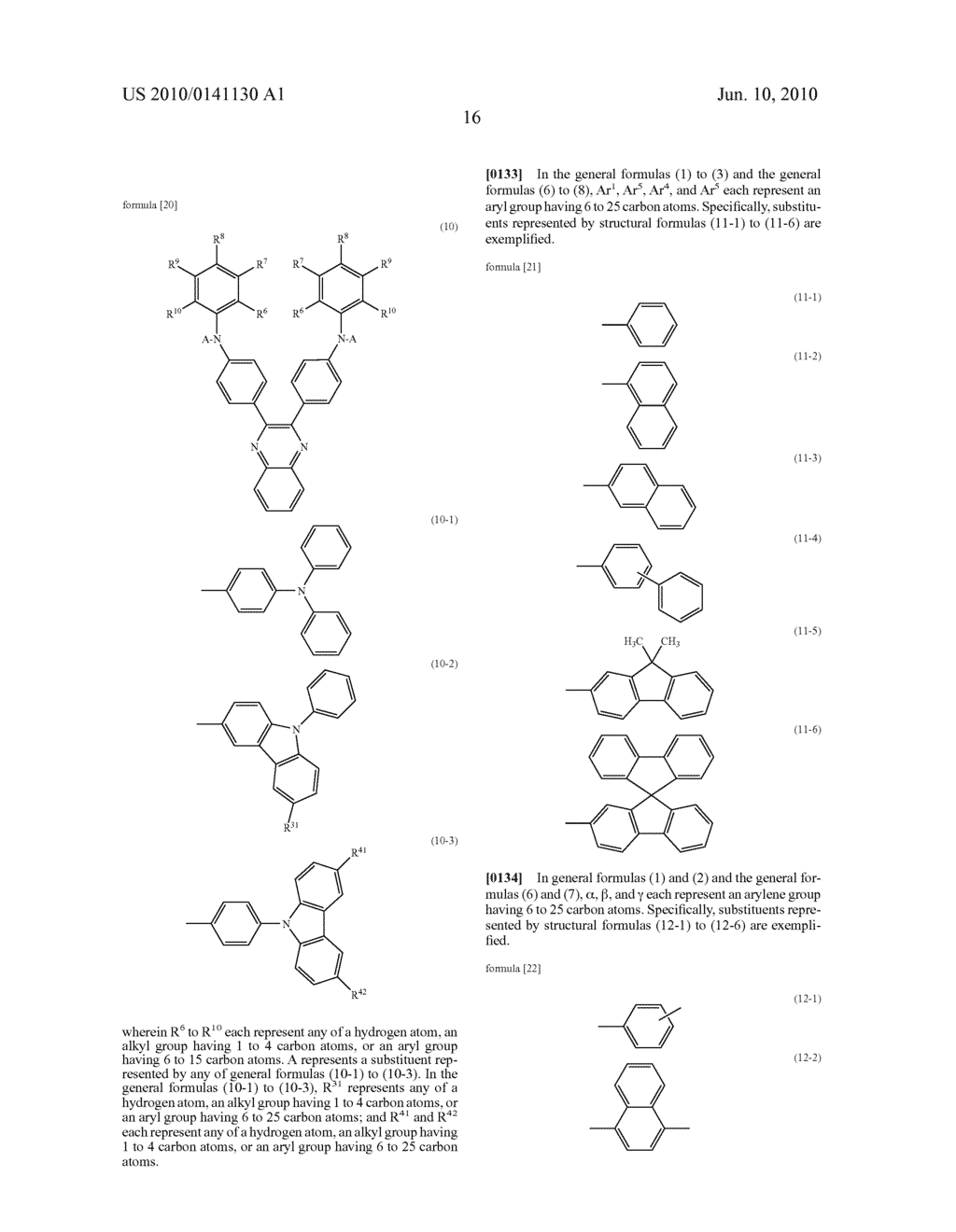 QUINOXALINE DERIVATIVE, AND LIGHT-EMITTING ELEMENT, LIGHT-EMITTING DEVICE, ELECTRONIC DEVICE USING THE QUINOXALINE DERIVATIVE - diagram, schematic, and image 93