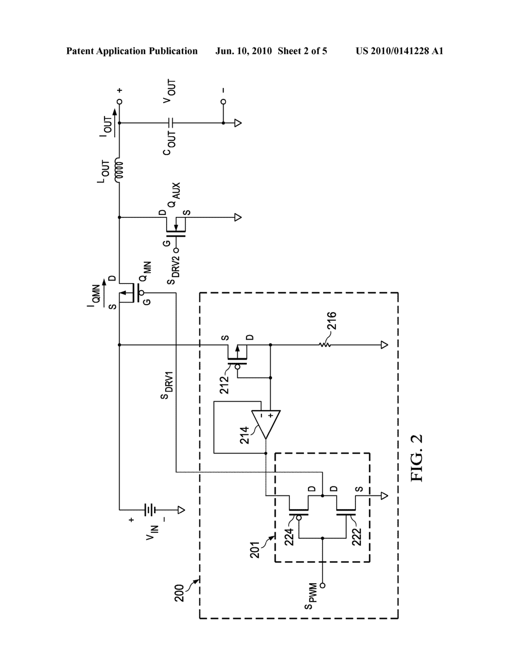 Power Converter with Power Switch Operable in Controlled Current Mode - diagram, schematic, and image 03