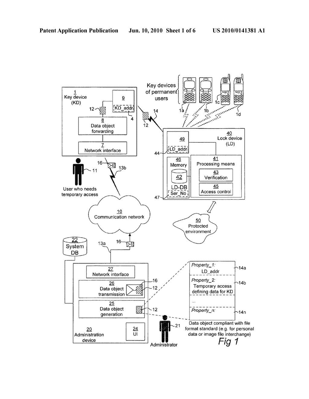 ACCESS CONTROL SYSTEM, LOCK DEVICE, ADMINISTRATION DEVICE, AND ASSOCIATED METHODS AND COMPUTER PROGRAM PRODUCTS - diagram, schematic, and image 02