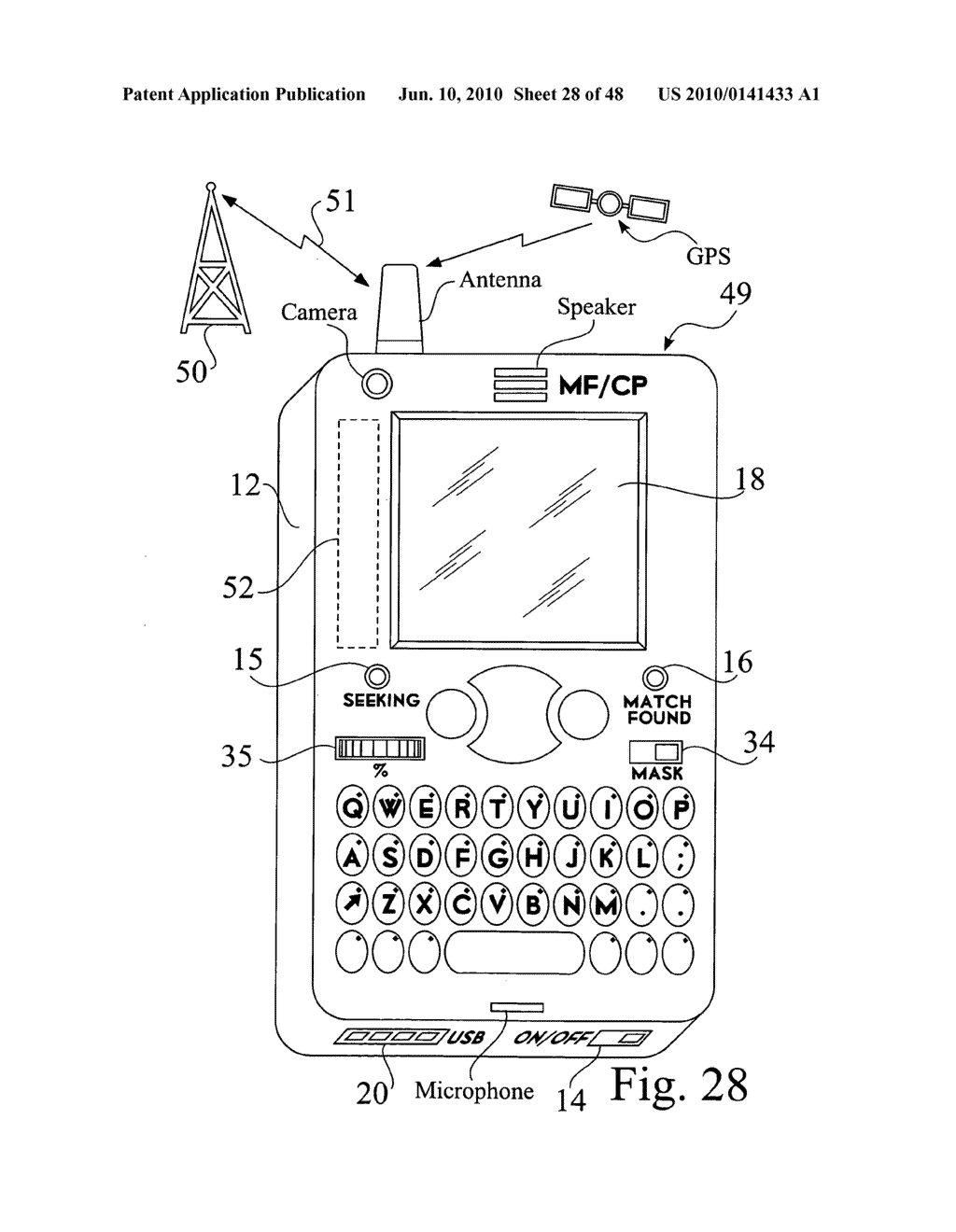 Personal radio location system - diagram, schematic, and image 29