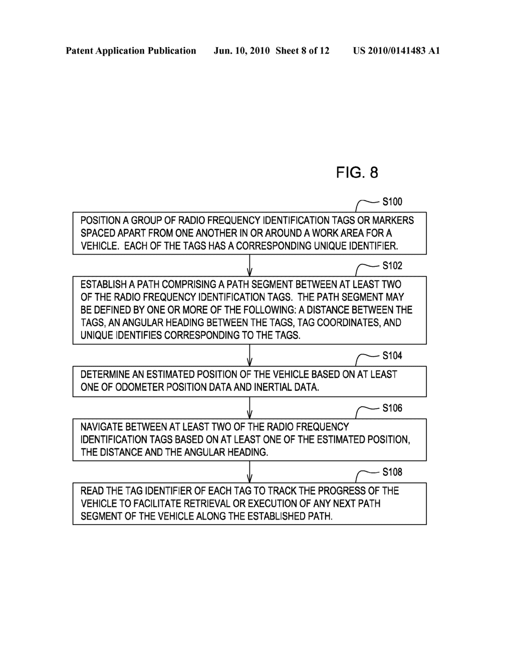 METHOD AND SYSTEM FOR DETERMINING A POSITION OF A VEHICLE - diagram, schematic, and image 09