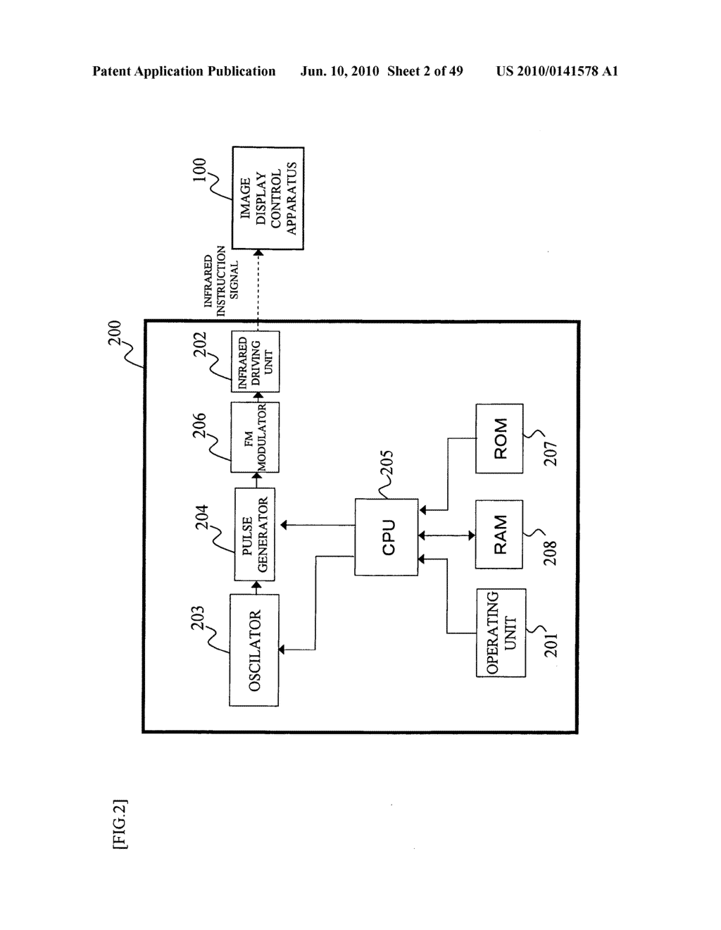 IMAGE DISPLAY CONTROL APPARATUS, IMAGE DISPLAY APPARATUS, REMOTE CONTROLLER, AND IMAGE DISPLAY SYSTEM - diagram, schematic, and image 03