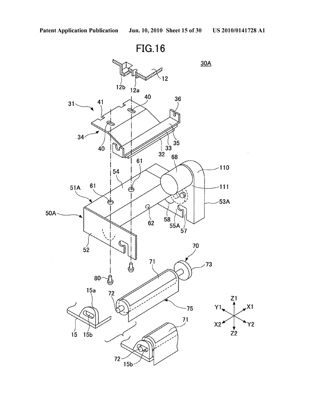 PRINTER MODULE AND ELECTRONIC APPARATUS - diagram, schematic, and image 16