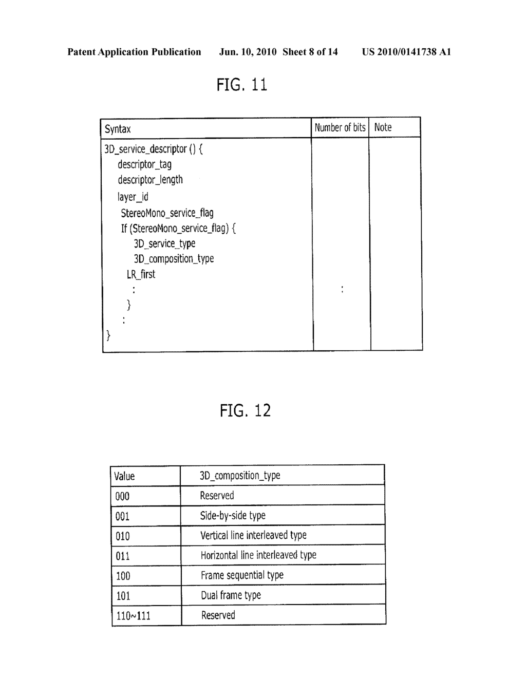 METHOD AND SYSTEM FOR TRANSMITTING/RECEIVING 3-DIMENSIONAL BROADCASTING SERVICE - diagram, schematic, and image 09