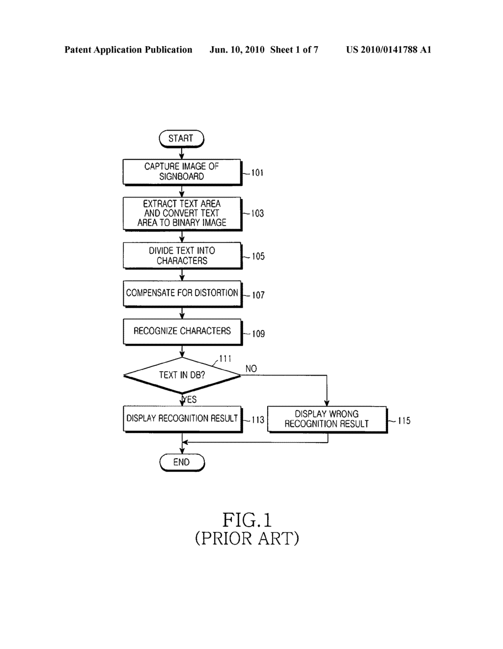 APPARATUS AND METHOD FOR RECOGNIZING CHARACTERS USING A CAMERA - diagram, schematic, and image 02