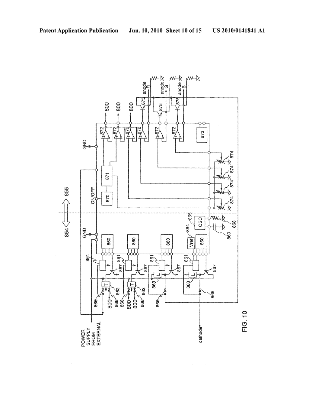 DISPLAY DEVICE AND METHOD OF DRIVING THE SAME - diagram, schematic, and image 11