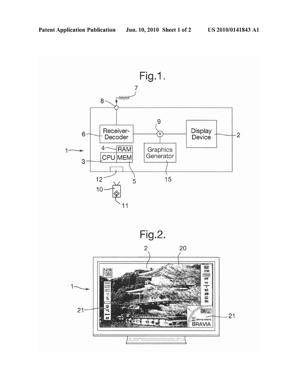 PROMOTIONAL LABELLING OF A TELEVISION APPARATUS - diagram, schematic, and image 02