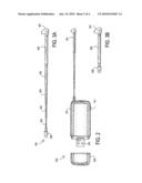 Mobile television device with break-resistant integrated telescoping antenna diagram and image