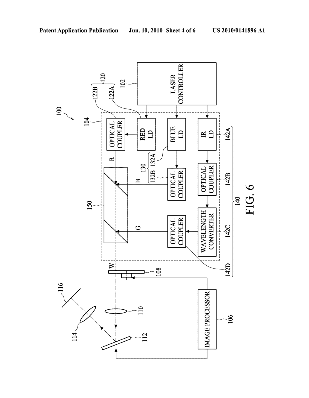 WAVELENGTH CONVERTER AND GREEN LIGHT SOURCE AND PROJECTION APPARATUS USING THE SAME - diagram, schematic, and image 05