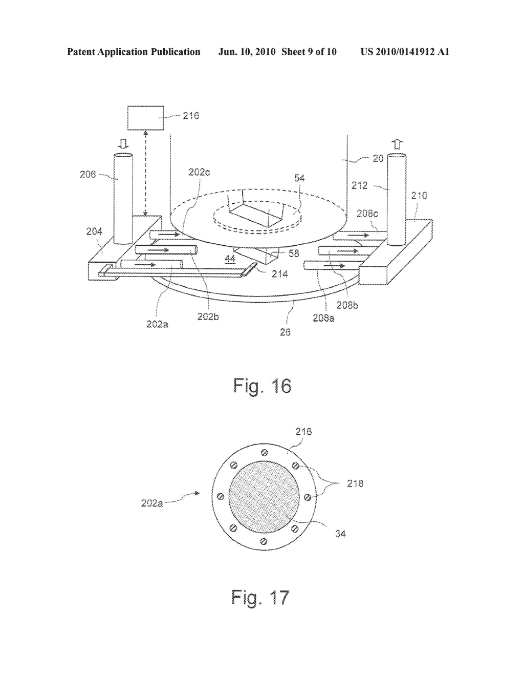 EXPOSURE APPARATUS AND MEASURING DEVICE FOR A PROJECTION LENS - diagram, schematic, and image 10