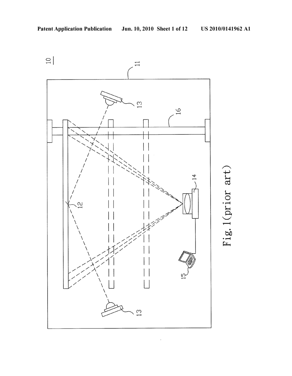 TEST APPARATUS AND TEST METHOD HAVING A PLURALITY OF COMBINATIONS OF OBJECT DISTANCES - diagram, schematic, and image 02