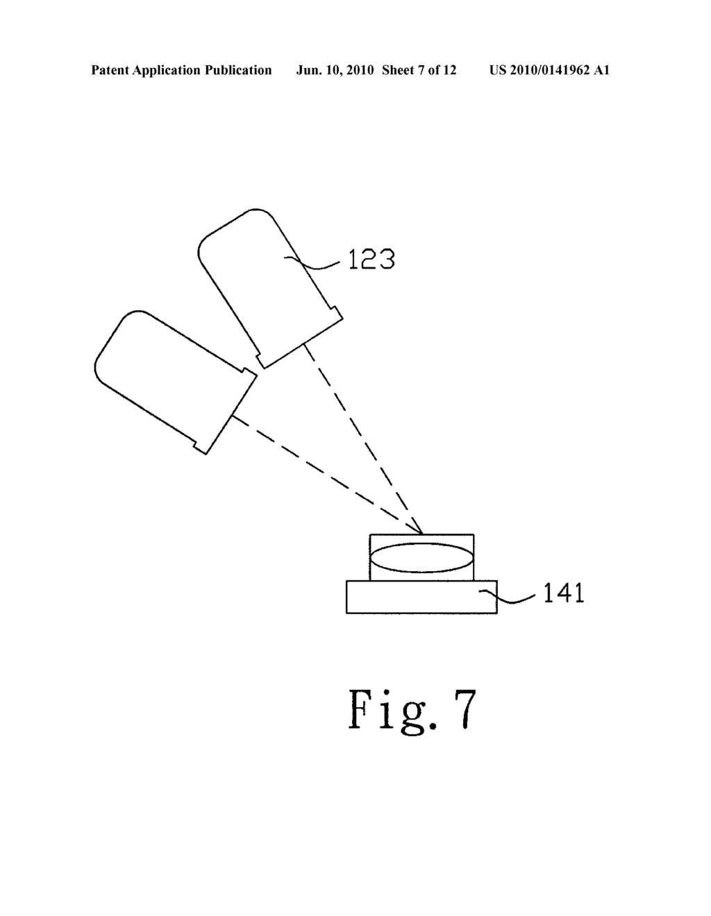TEST APPARATUS AND TEST METHOD HAVING A PLURALITY OF COMBINATIONS OF OBJECT DISTANCES - diagram, schematic, and image 08