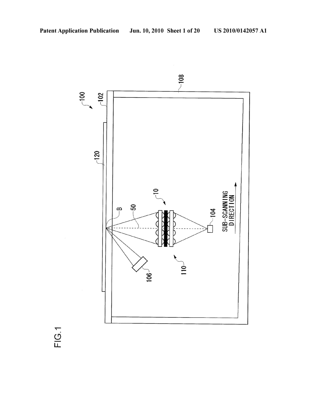 ERECTING EQUAL-MAGNIFICATION LENS ARRAY PLATE, IMAGE SENSOR UNIT, AND IMAGE READING DEVICE - diagram, schematic, and image 02