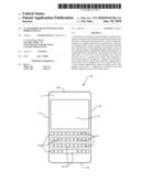 Elastomeric Back with Rails for Mobile Device diagram and image