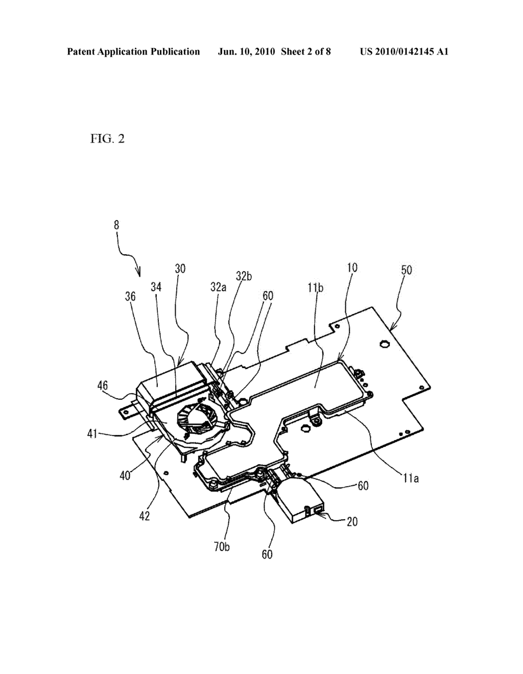 COOLING JACKET, COOLING UNIT, AND ELECTRONIC APPARATUS - diagram, schematic, and image 03