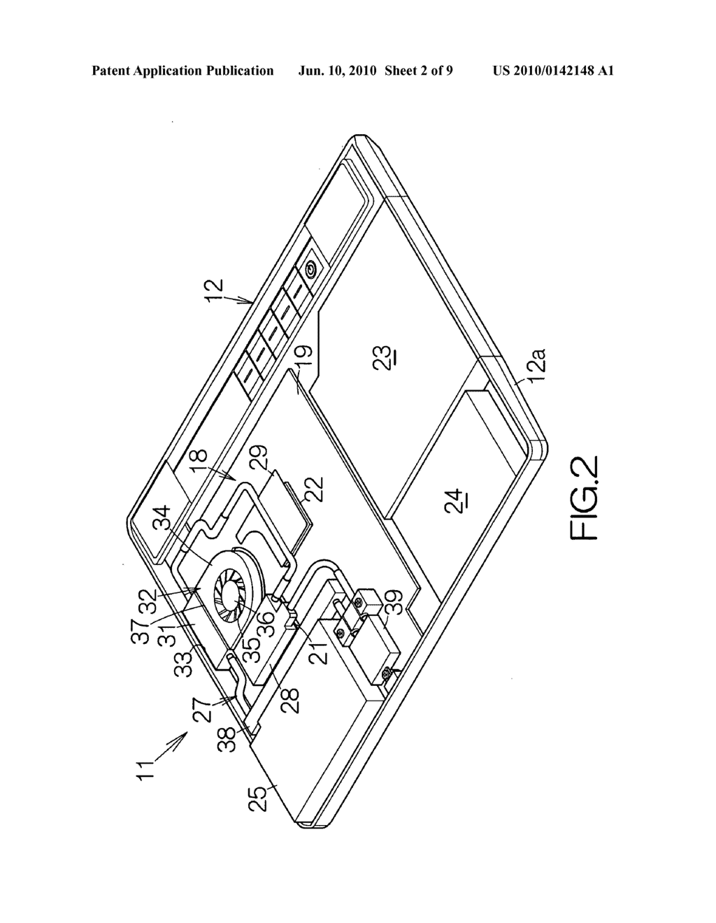 Liquid cooling unit and electronic apparatus - diagram, schematic, and image 03