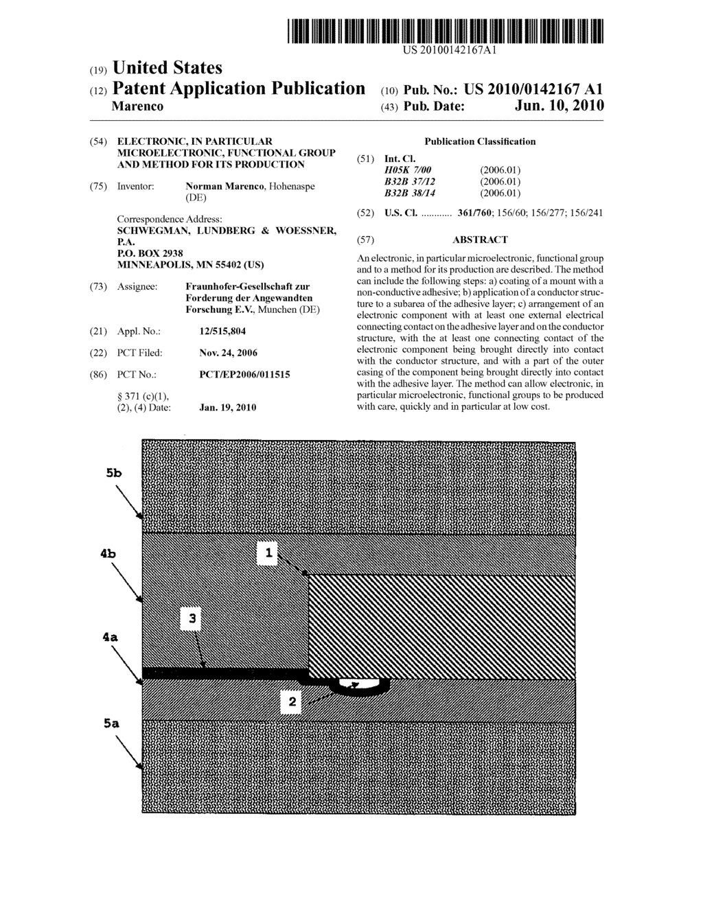 ELECTRONIC, IN PARTICULAR MICROELECTRONIC, FUNCTIONAL GROUP AND METHOD FOR ITS PRODUCTION - diagram, schematic, and image 01