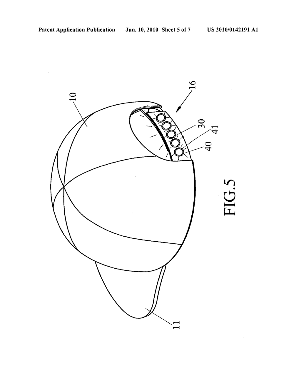 Cap with Illuminated Rear Strap - diagram, schematic, and image 06