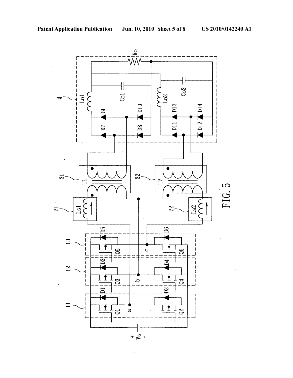 N-PHASE FULL BRIDGE POWER CONVERTER - diagram, schematic, and image 06